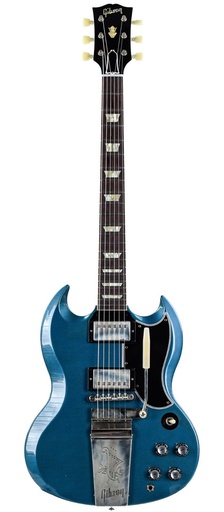 [134735L] Gibson Murphy Lab 1964 SG Standard Reissue Ultra Light Aged Pelham Blue 2022