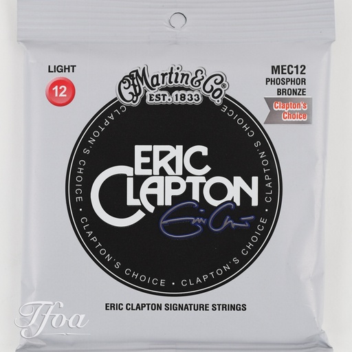 Martin MEC12 Eric Clapton Signature Phosphor Bronze 12-54