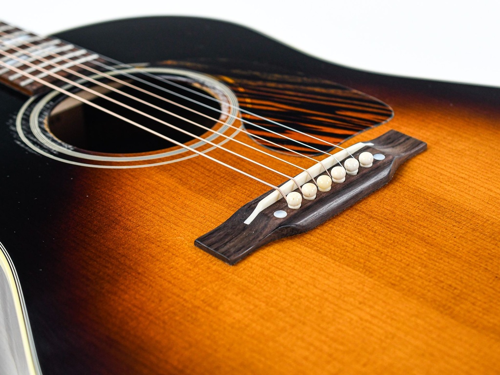 Gibson 1942 Banner Southern Jumbo Vintage Sunburst Light Aged #22953046-10.jpg