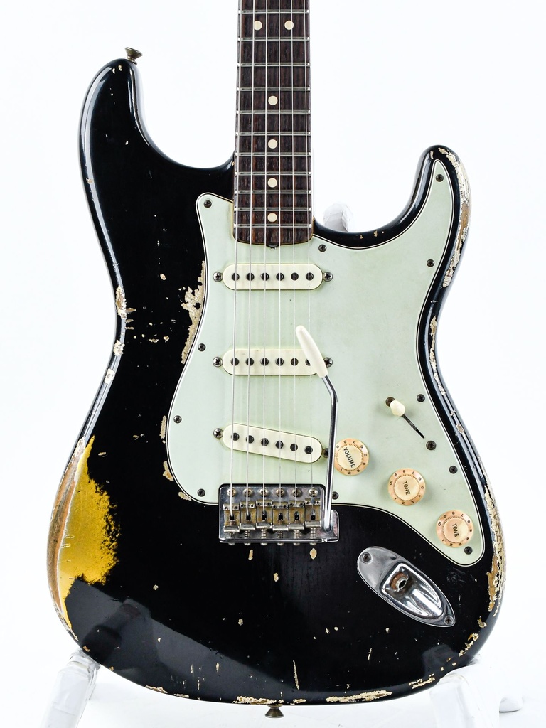 Fender Custom Shop 63 Stratocaster Masterbuilt Jason Smith Black over Gold 2014-4.jpg