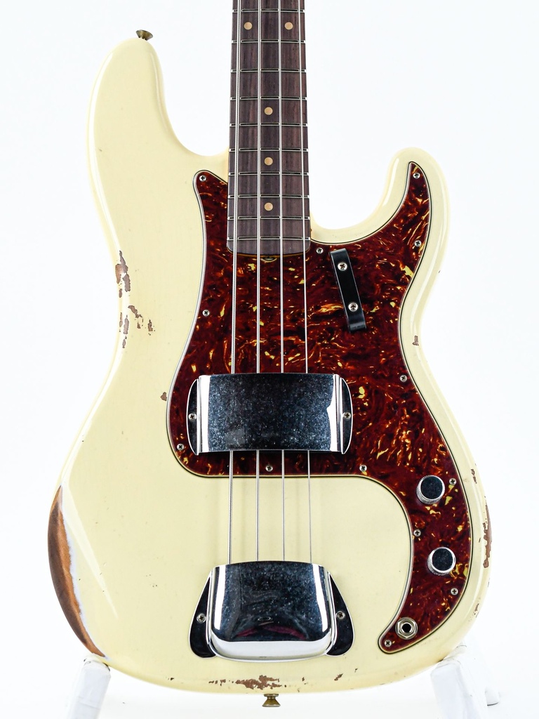 Fender Custom Shop B3 64 Precision Bass Relic Aged Vintage White-4.jpg