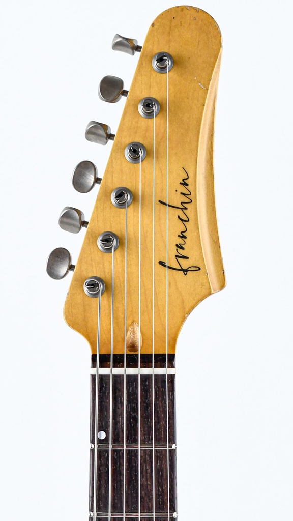 Franchin Guitars Mercury Olive Green Racing Stripes-4.jpg
