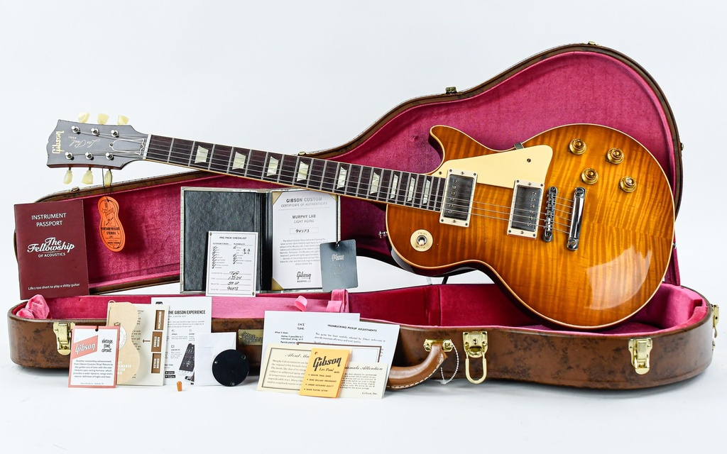 Gibson Custom Shop 1959 Les Paul Standard Light Aged Dirty Lemon #94573-1.jpg
