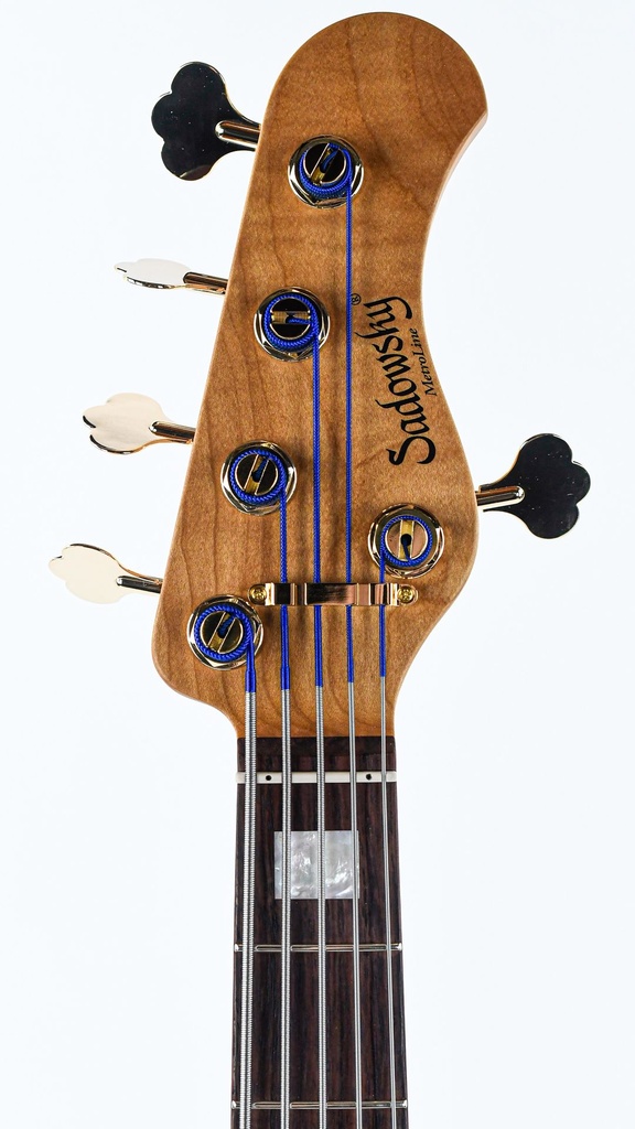 [SML021SJ5 XXGXXXRFR] Sadowsky MetroLine 21 Fret Standard JJ Bass Limited Edition 2023, 5-String Majestic Red Transparent Satin-4.jpg