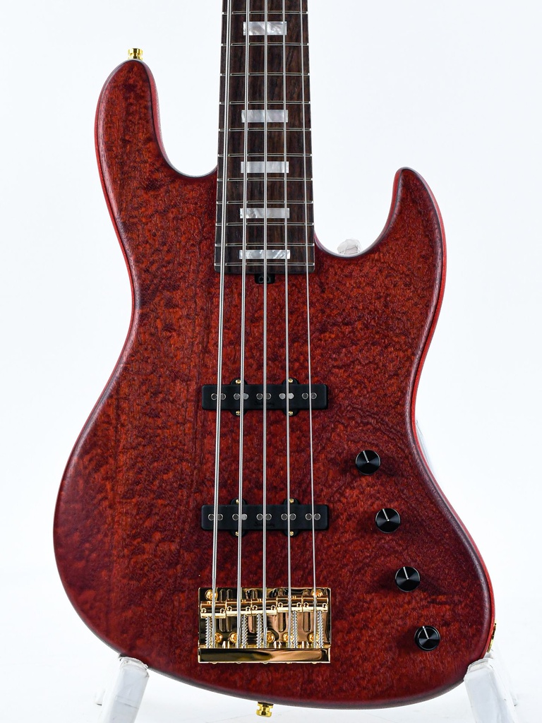 [SML021SJ5 XXGXXXRFR] Sadowsky MetroLine 21 Fret Standard JJ Bass Limited Edition 2023, 5-String Majestic Red Transparent Satin-3.jpg