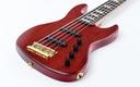 [SML021SJ5 XXGXXXRFR] Sadowsky MetroLine 21 Fret Standard JJ Bass Limited Edition 2023, 5-String Majestic Red Transparent Satin-11.jpg