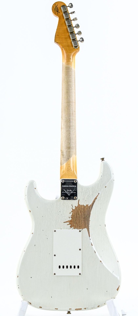 Fender Custom Shop LTD Edition 63 Stratocaster Aged Olympic White Heavy Relic-8.jpg