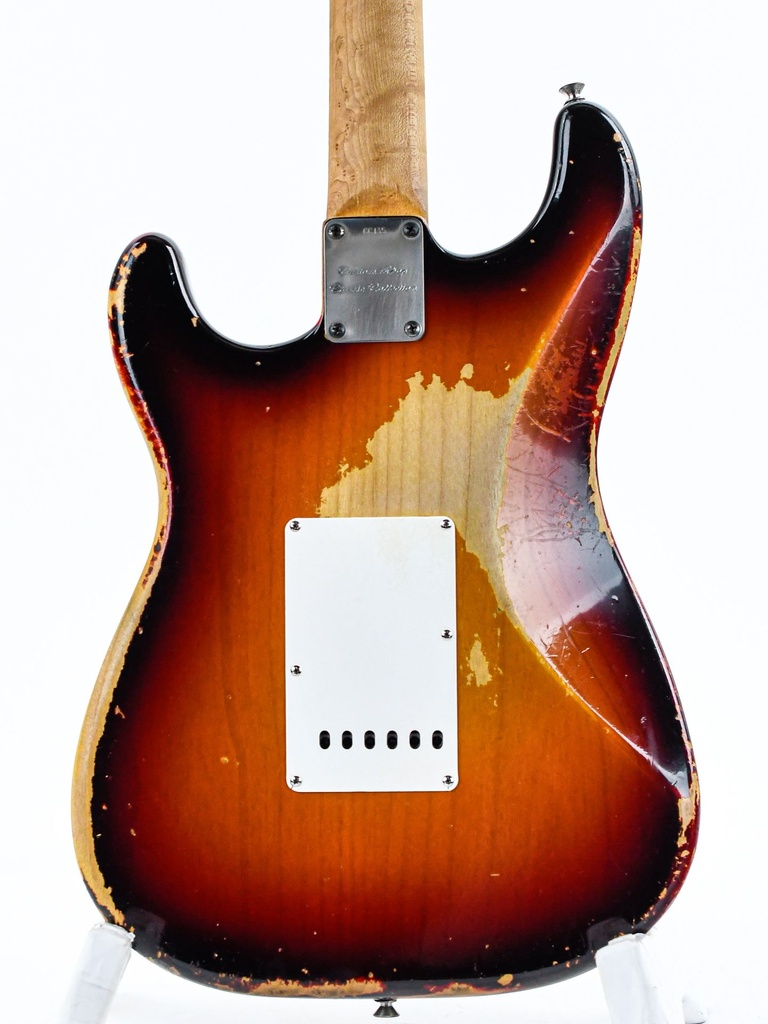 [cc135] Fender 1960s Stratocaster Cunetto Relic Sunburst 1998-6.jpg