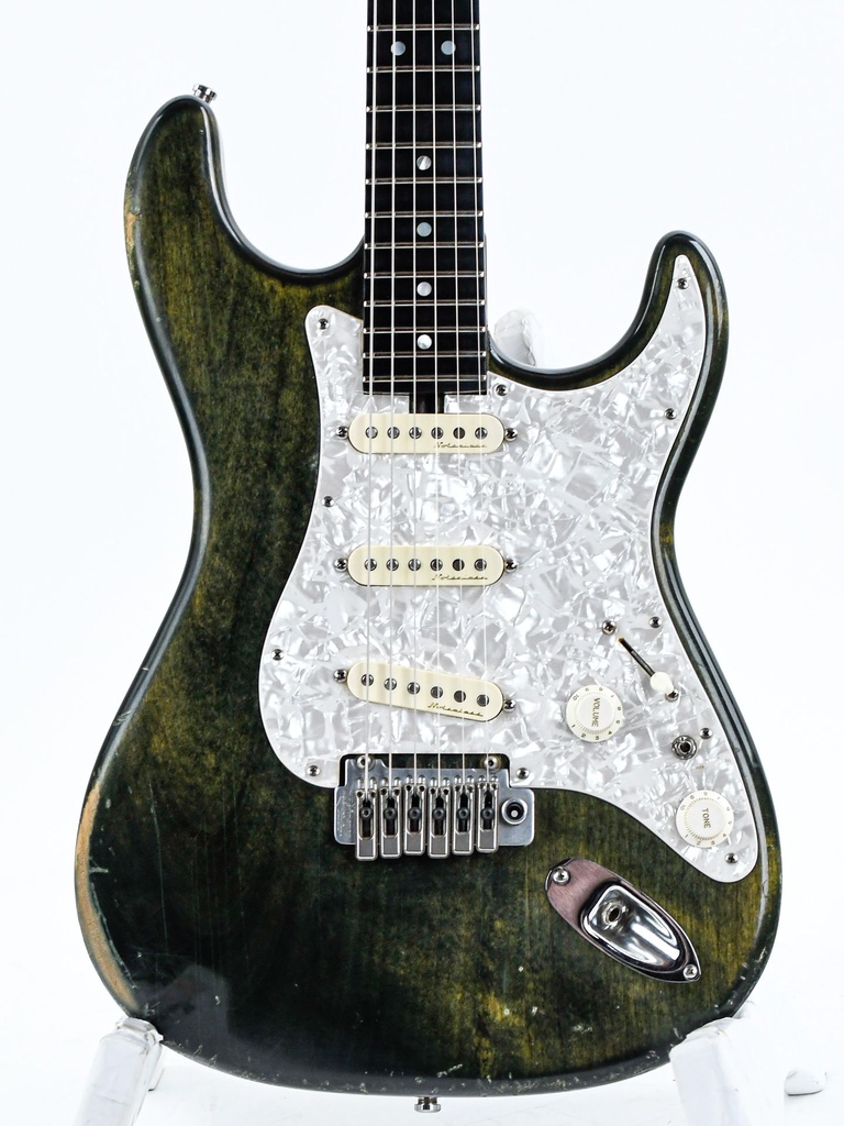 Dick Dijkman Strat Green Transparant 1992-3.jpg