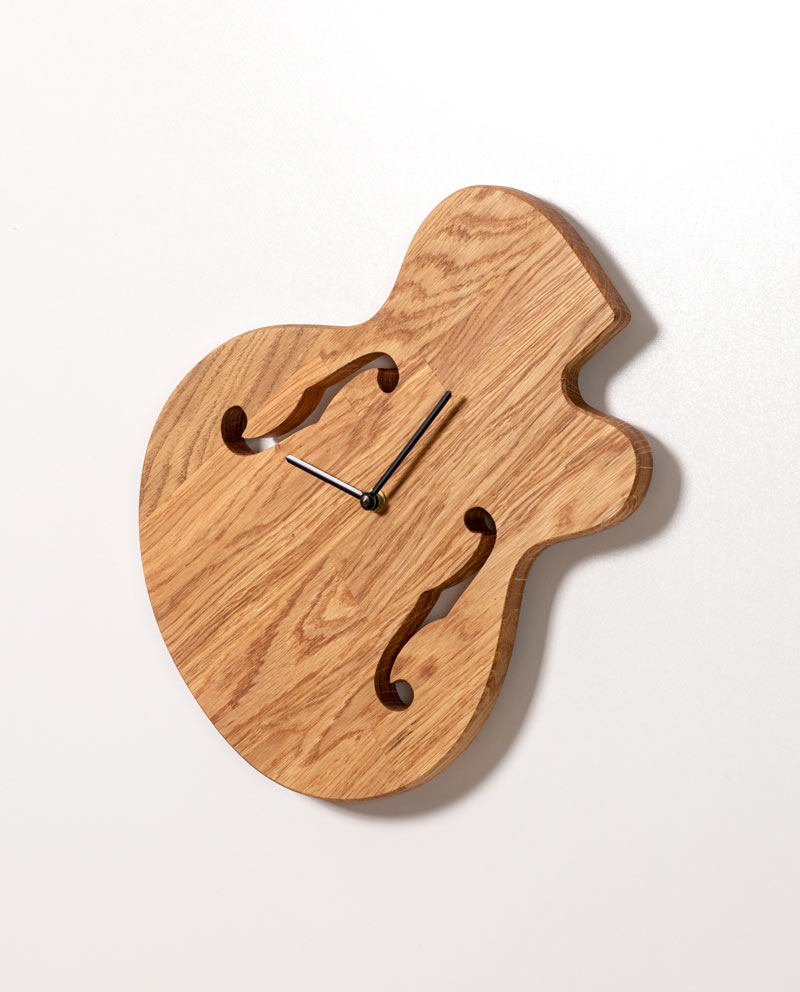 Ruwdesign Guitar Clock Hollowbody