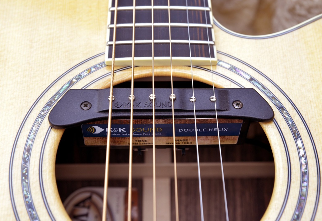 K&K Double Helix Solo Soundhole Pickup