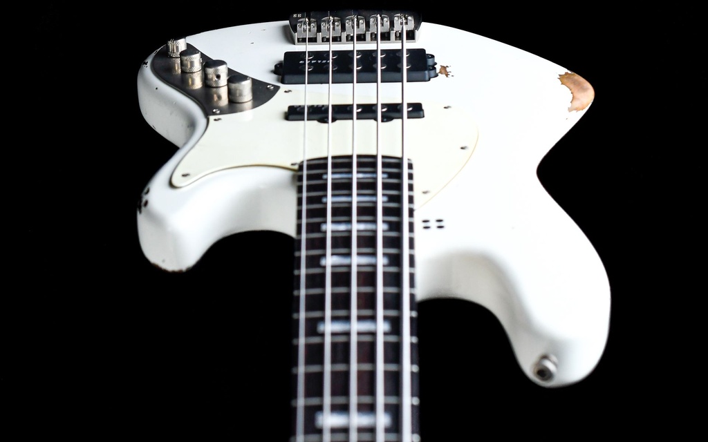 Sandberg California II TM Virgin White Hardcore Aged 5-String-12.jpg