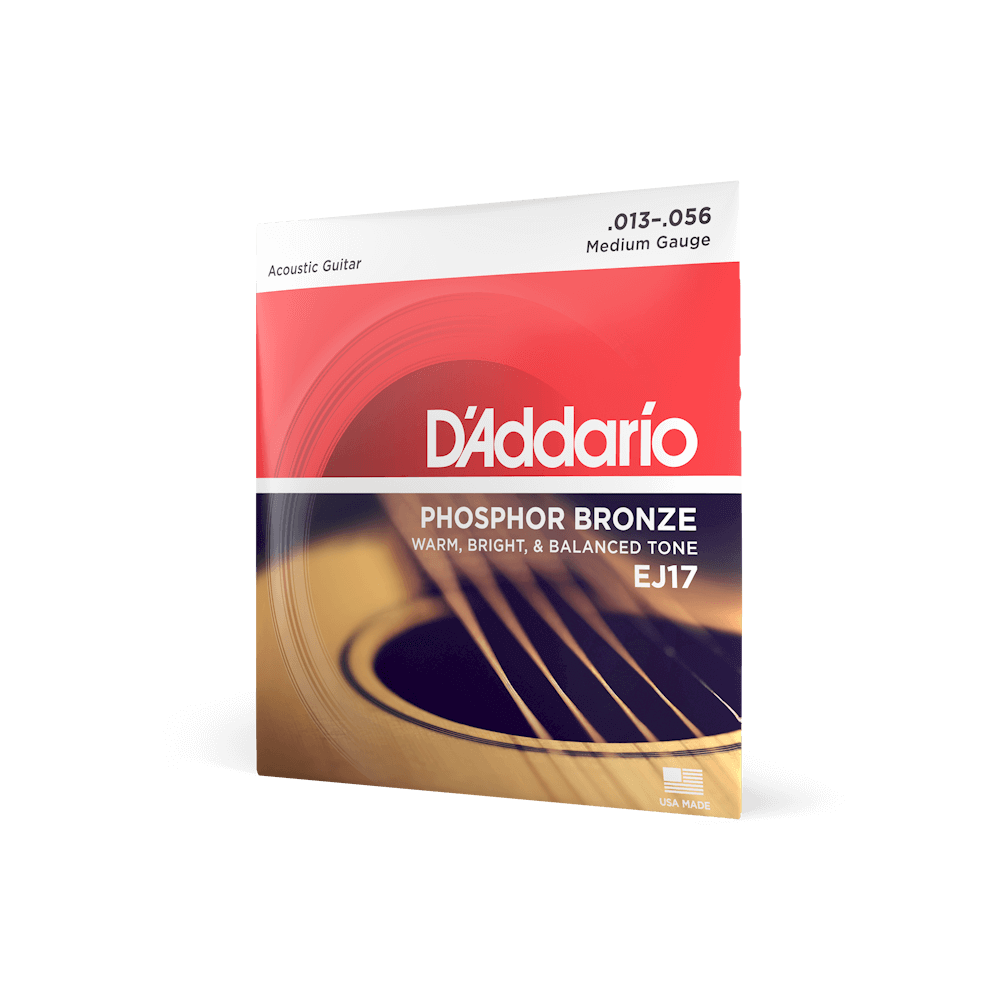 D'Addario EJ17 Phosphor Bronze Medium 13-56