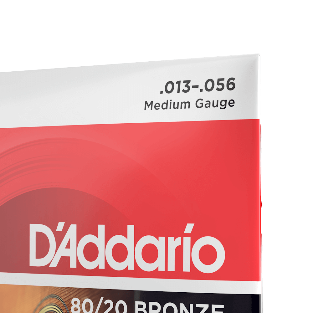 D'Addario EJ12 Medium - 80/20 Bronze