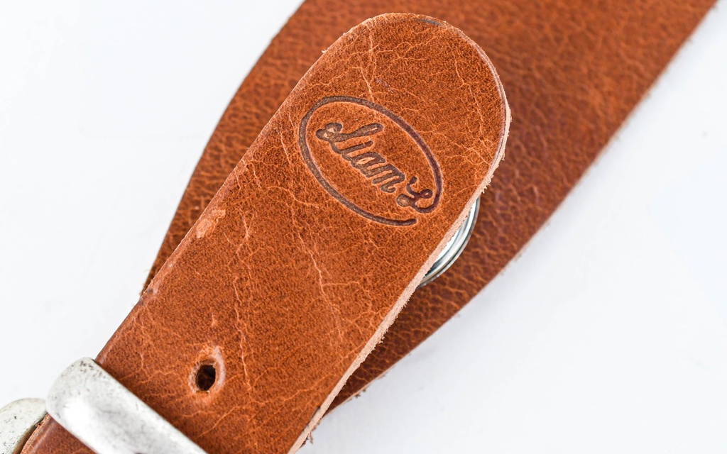 TFOA Knuckles and Leather Guitar Strap Cognac-3.jpg