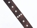 TFOA Nails and Leather Guitar Strap Brown-2.jpg