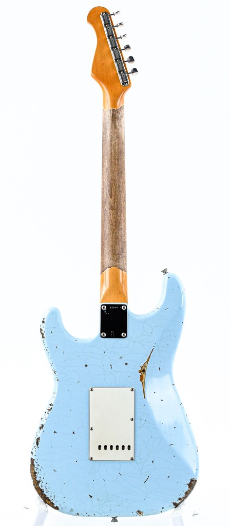 Del Tone 60s S Style Daphne Blue Over Sunburst Heavy Aged-7.jpg