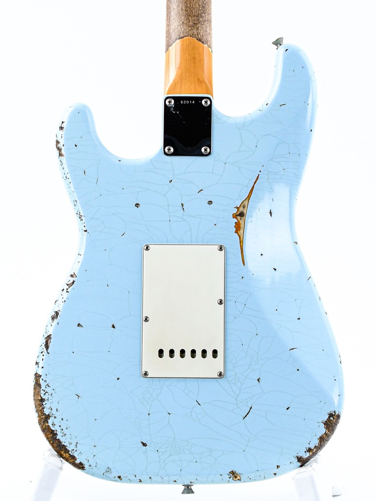 Del Tone 60s S Style Daphne Blue Over Sunburst Heavy Aged-6.jpg