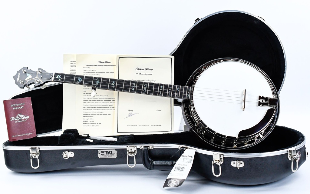 Adrian Farmer 40th Anniversary Kingfisher 5-String Banjo-1.jpg