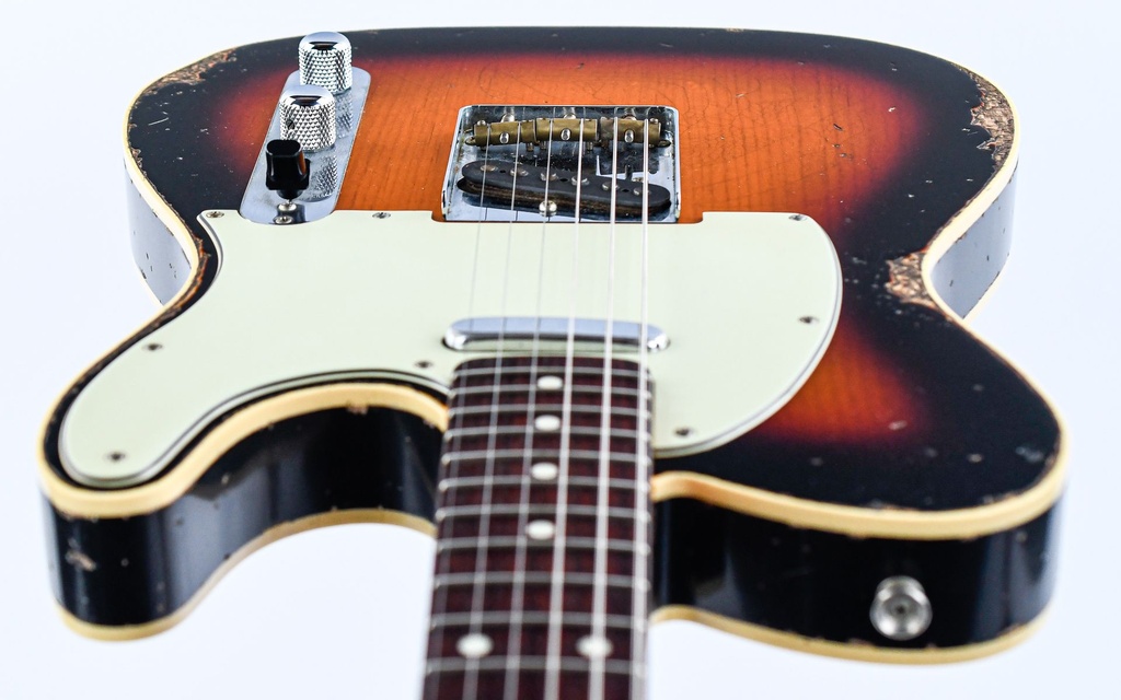 Del Tone 60s T Style Custom 3 Tone Sunburst Heavy Aged-12.jpg