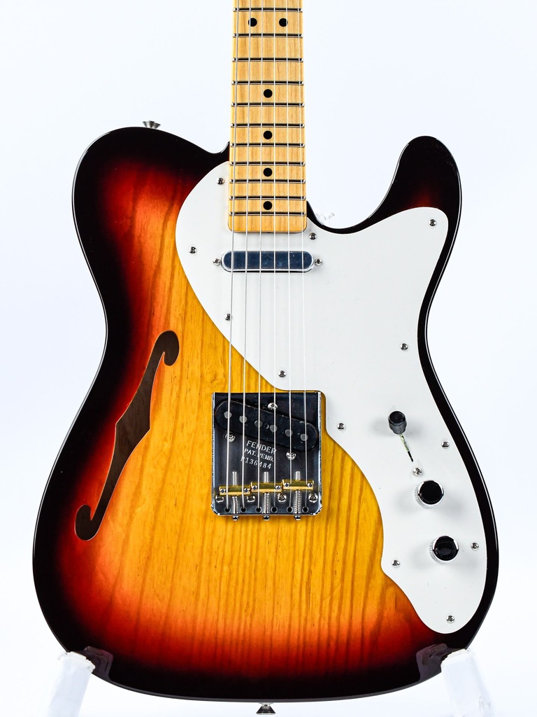 Fender Custom Shop Telecaster Thinline 3 Tone Sunburst NOS-4.jpg