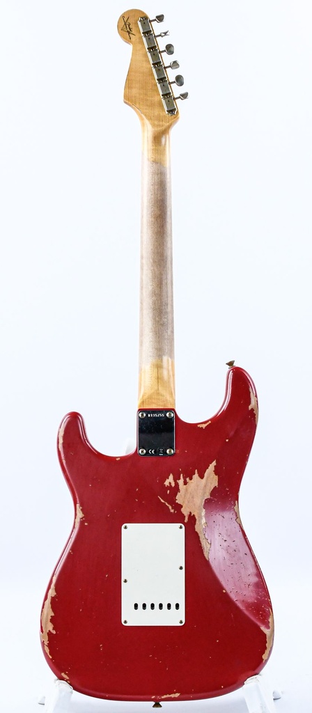 [US24-99, 63 Strat HREL DKR RW] Fender Custom Shop 1963 Stratocaster Dakota Red Heavy Relic-8.jpg