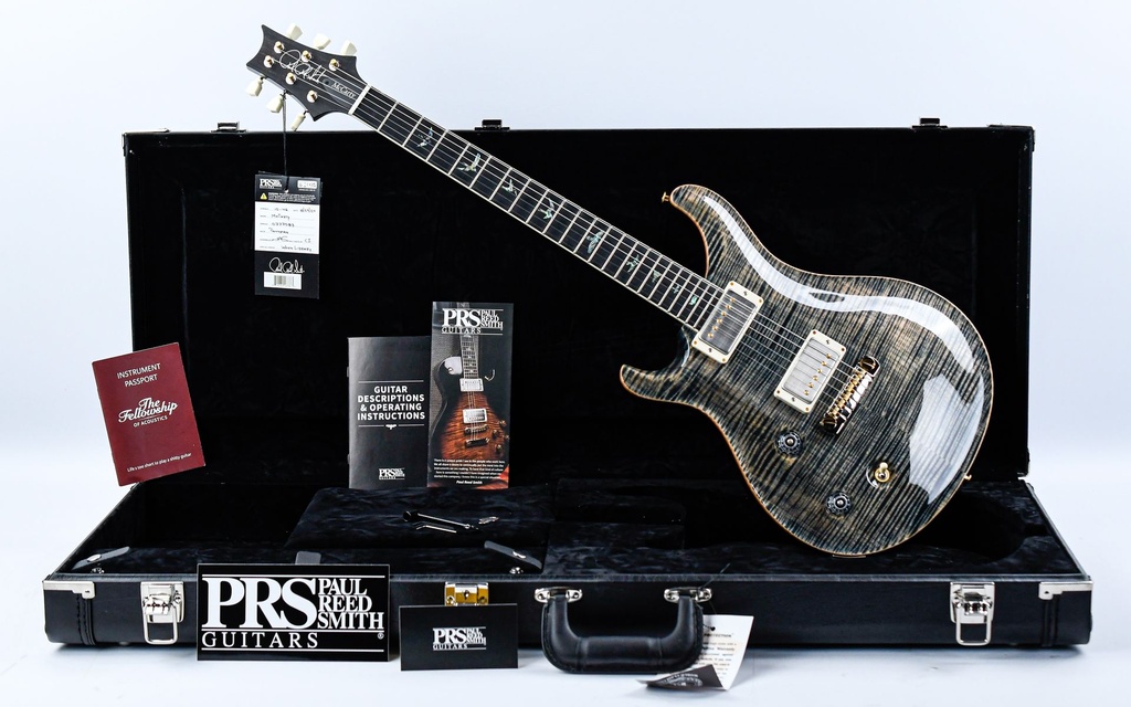 PRS Wood Library McCarty Charcoal 10 Top Paua Birds Lefty.jpg