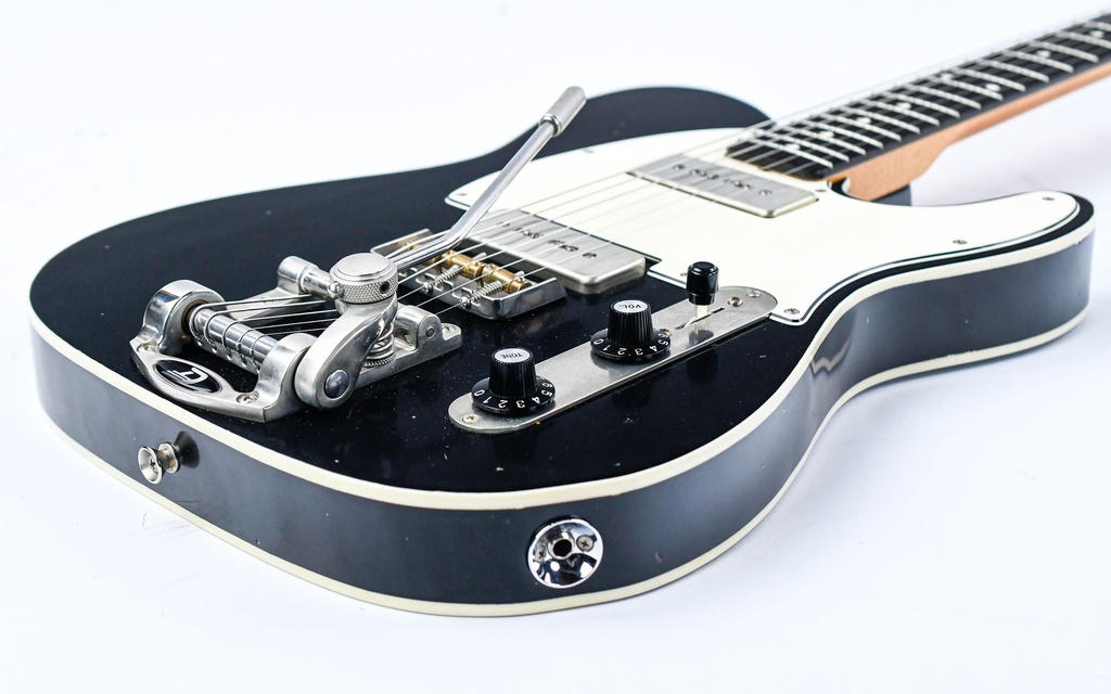 Del Tone 60s T Style Custom Black P90 Medium Aged-12.jpg