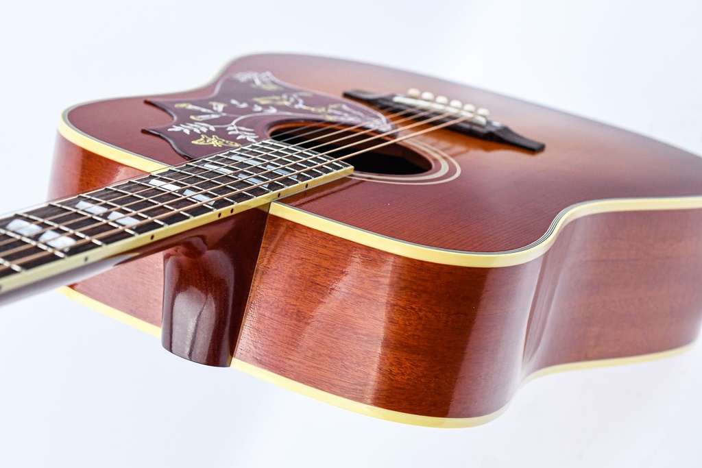 Gibson 1960 Hummingbird Fixed Bridge Heritage Cherry Sunburst-8.jpg