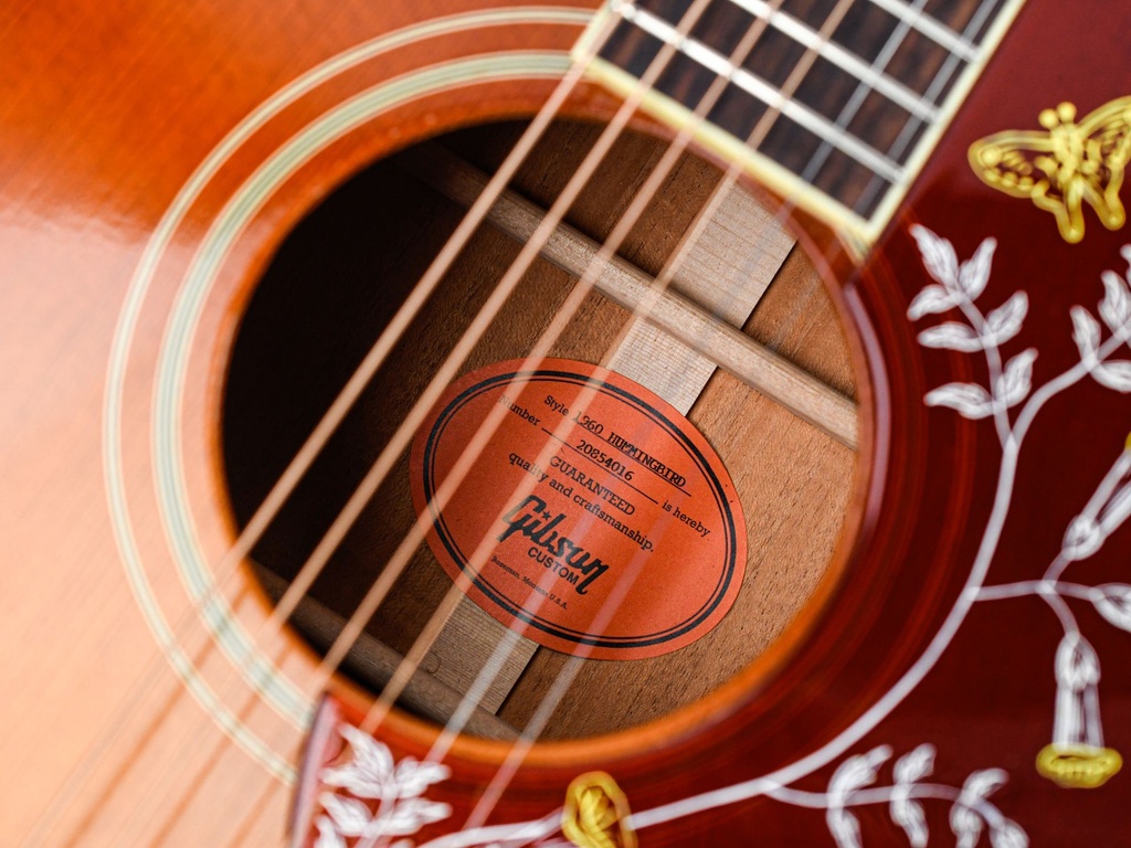 Gibson 1960 Hummingbird Fixed Bridge Heritage Cherry Sunburst-11.jpg