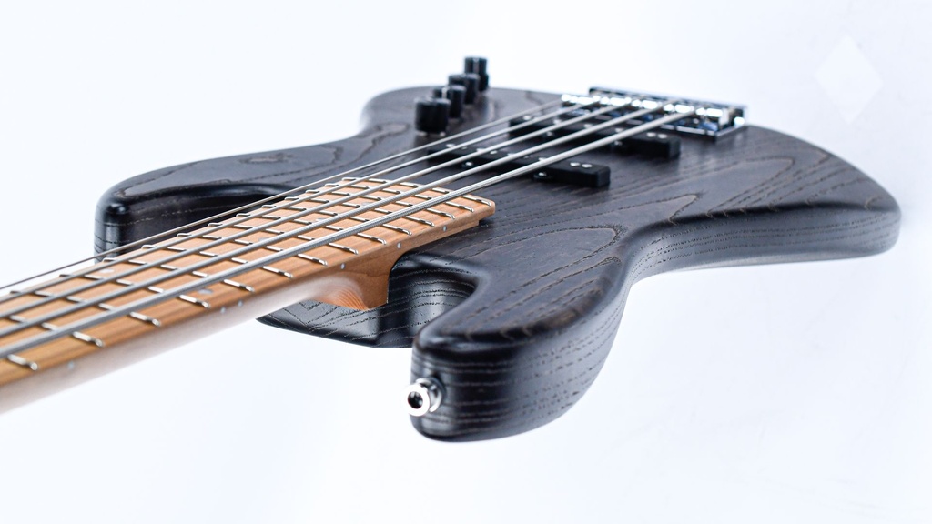 Sadowsky MasterBuilt 21-Fret Standard J-J Bass Swamp Ash Body 5-String Black Transparent Satin-9.jpg