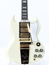 Gibson 1963 Les Paul SG Custom Reissue 3 Pickup Maestro VOS Classic White #405793-3.jpg