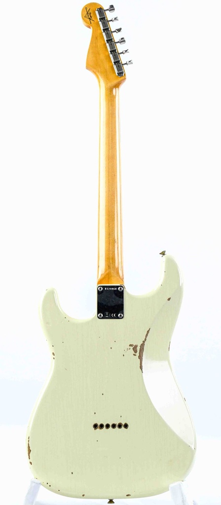Fender Custom Shop '62 Stratocaster Relic Hardtail Vintage White 2022-8.jpg