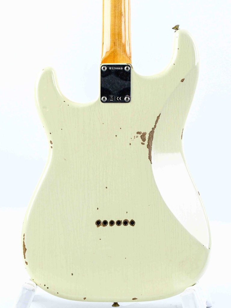 Fender Custom Shop '62 Stratocaster Relic Hardtail Vintage White 2022-7.jpg