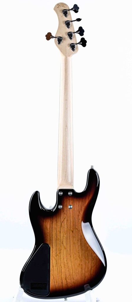 Sadowsky MetroLine 21-Fret Vintage M-J Bass, Swamp Ash Body, Fretless, 5-String - '59 Burst Transparent High Polish-8.jpg