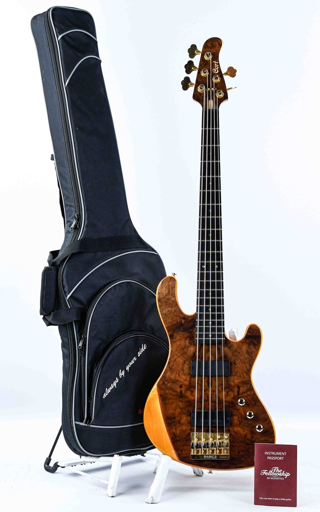 Cort Rithimic V 5 Bass Curly Walnut 2022-1.jpg