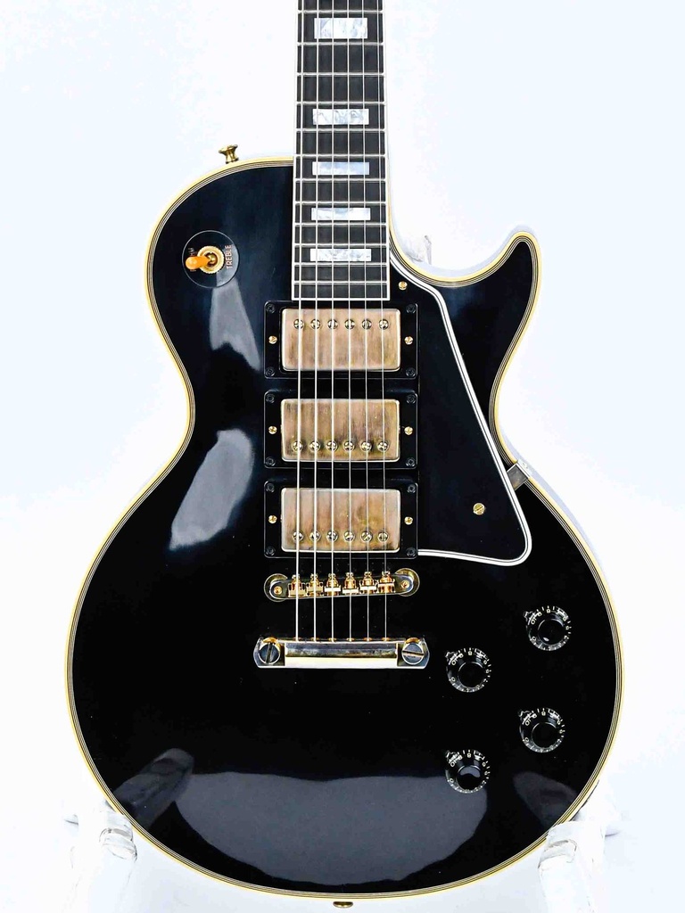 Gibson Custom Shop 1957 Les Paul Custom 3 Pickup Black Beauty VOS-2.jpg