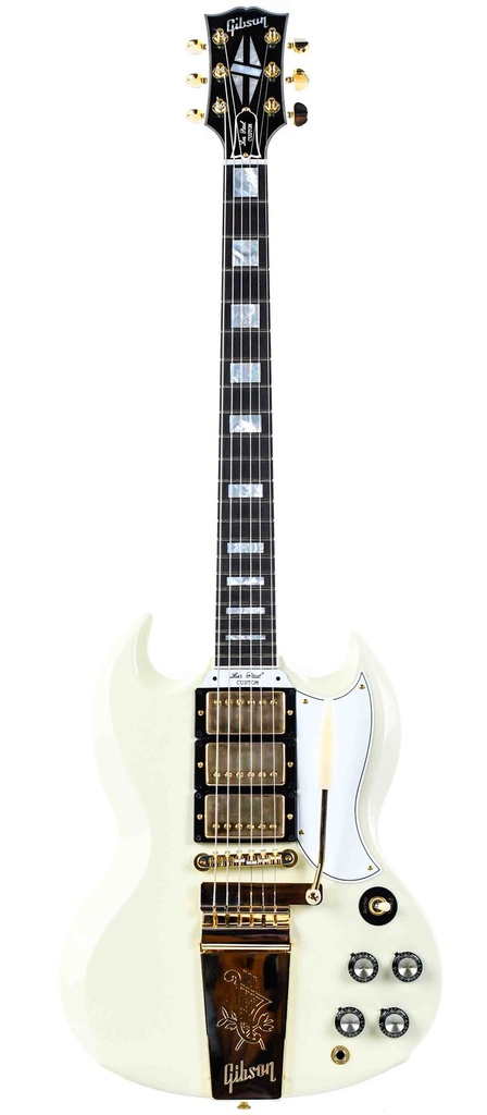 Gibson 1963 Les Paul SG Custom Reissue 3 Pickup Maestro VOS Classic White B-Stock-1.jpg