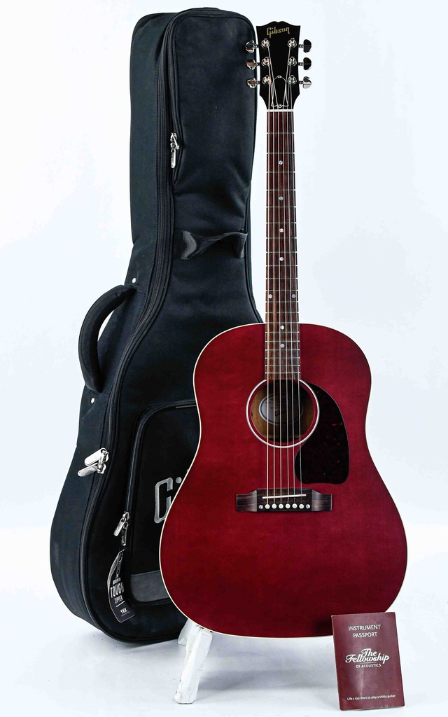 [MCRS45SPCWR] Gibson J45 Special Satin Wine Red-1.jpg