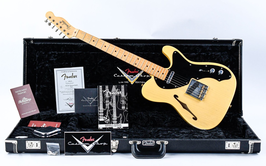 Fender Limited Edition Custom Shop Thinline Telecaster Relic Butterscotch Blonde 2006-1.jpg