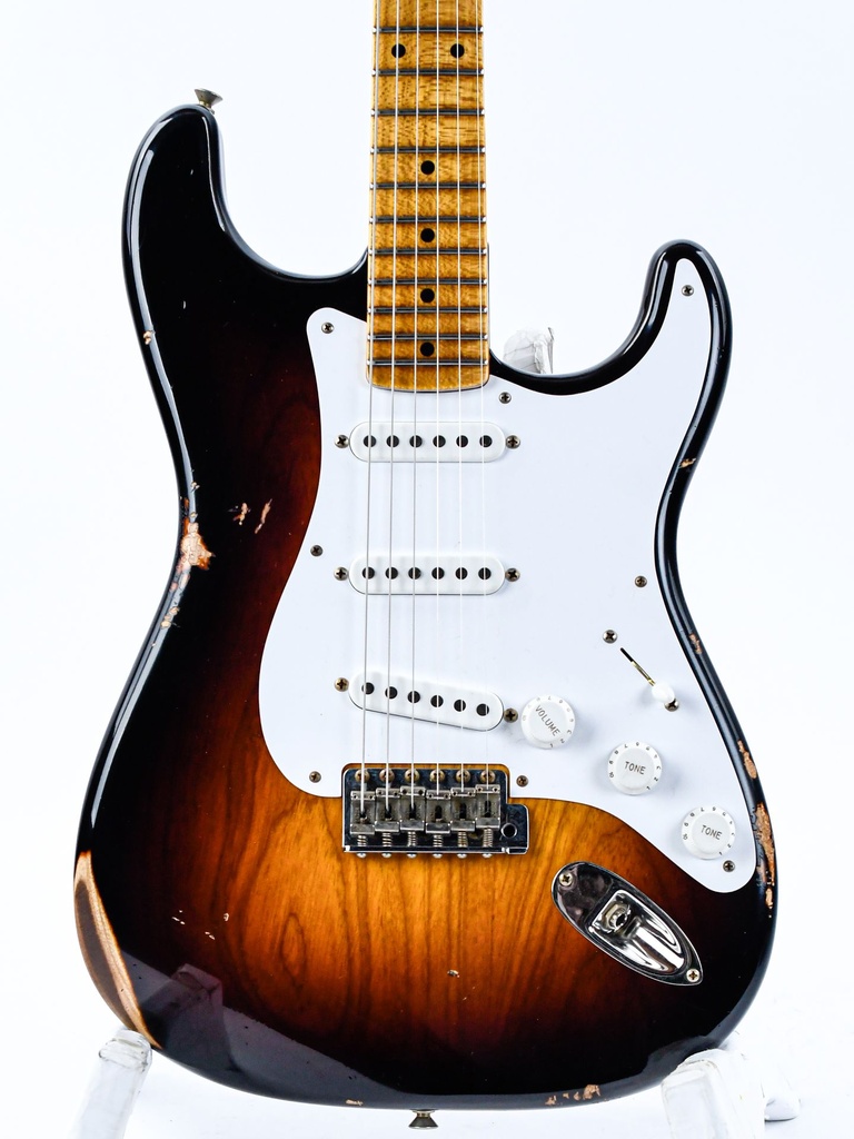 [9236091144] Fender 70th Anniversary 1954 Stratocaster 2 Color Sunburst Relic-4.jpg