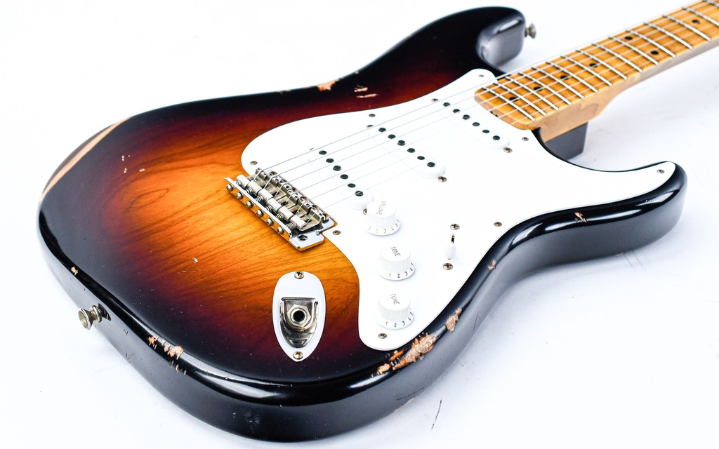 [9236091144] Fender 70th Anniversary 1954 Stratocaster 2 Color Sunburst Relic-12.jpg