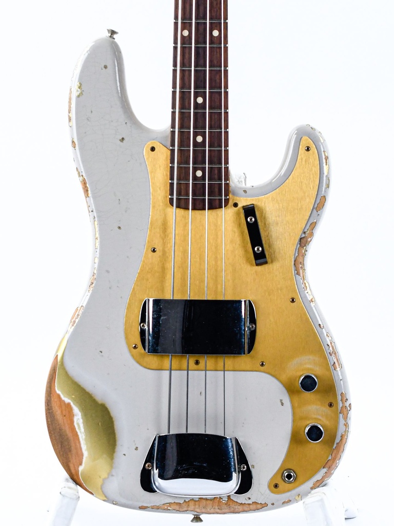 Fender Custom Shop 59 P Bass Heavy Relic Dirty White Blonde-Aztec Gold 2022-4.jpg