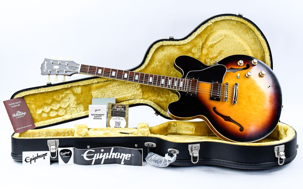 [EC335R2VBNH1] Epiphone 1962 ES-335 Reissue Vintage Burst-1.jpg