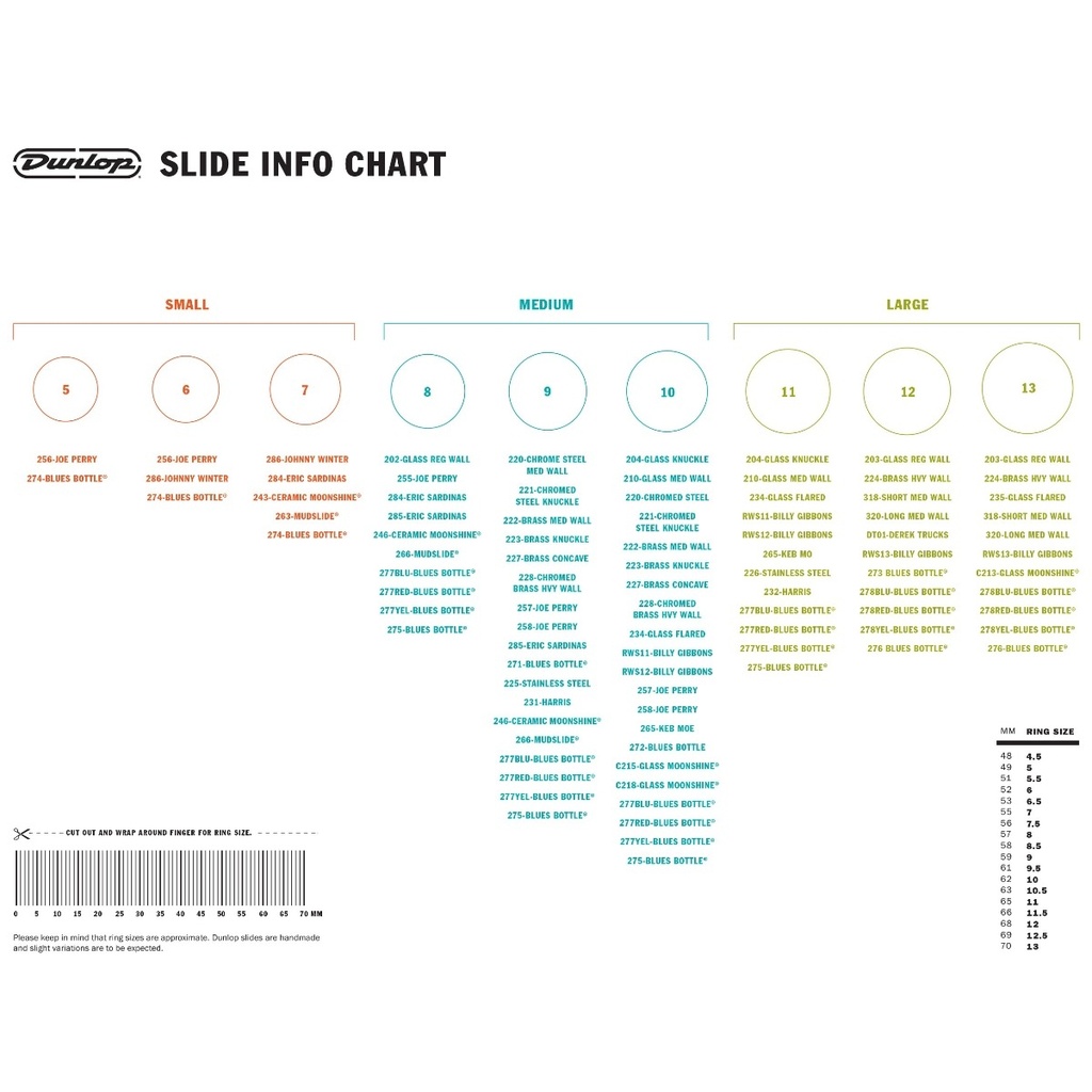 Dunlop 202 Glass Slide