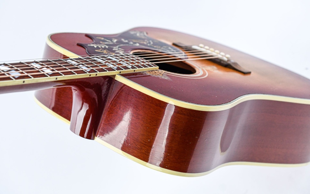Gibson 1960 Hummingbird Heavy Aged Washed Cherry Sunburst-8.jpg