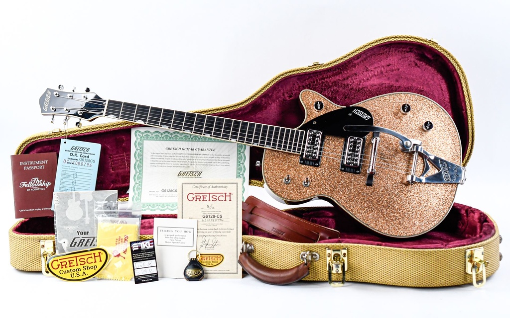 Gretsch Masterbuild G6128CS 59 Duo Jet Champagne Sparkle 2012-1.jpg