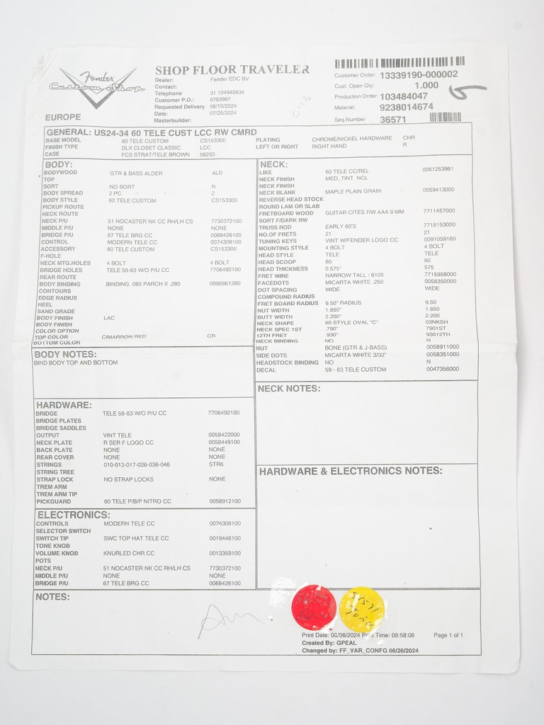Fender Custom Shop 60 Telecaster Custom Cimarron Red Closet Classic 2024-2.jpg