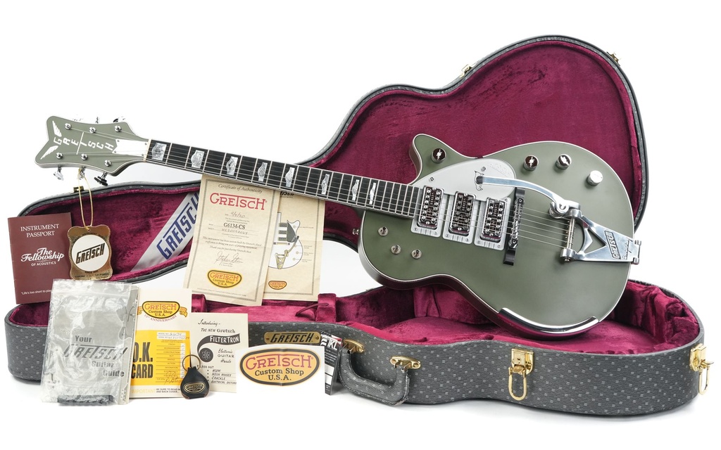 Gretsch Masterbuilt Stephen Stern Penguin Olive Drab 2020.jpg