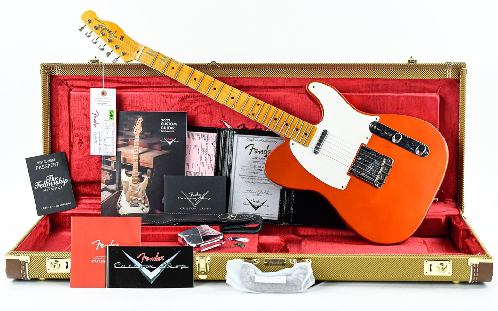 Fender Custom Shop 57 Telecaster Journeyman Aged Candy Tangerine.jpg